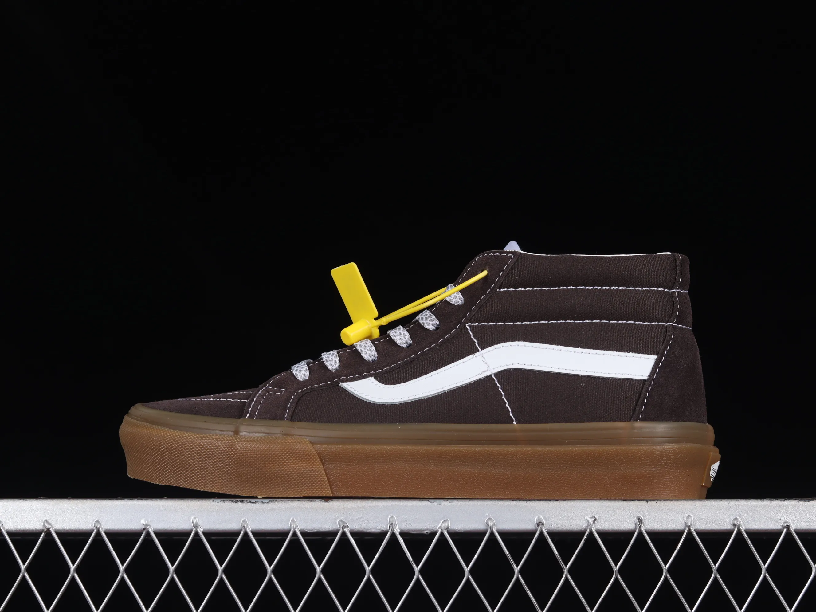 All categories Vans Vans series Vans Mid Vans China Vans SK8-Mid brown rubber retro mid-top professional skateboard shoes VN0A391FCHC